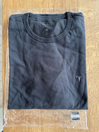 Tesla official Men’s 3D T Logo lang arm T-shirt NEU