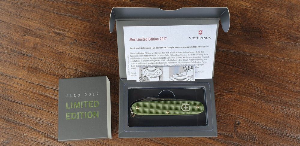 Victorinox alox 2017 limited edition hot sale