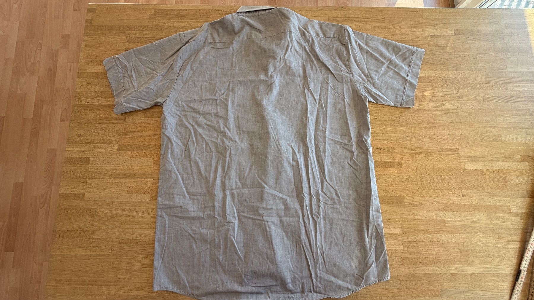 Camicie: Hemd - MICHAEL KAUF Kurzarm grau ca. Gr. XXL 45-46 – Usato da Winterthur venduto da Secondhand-Family 5