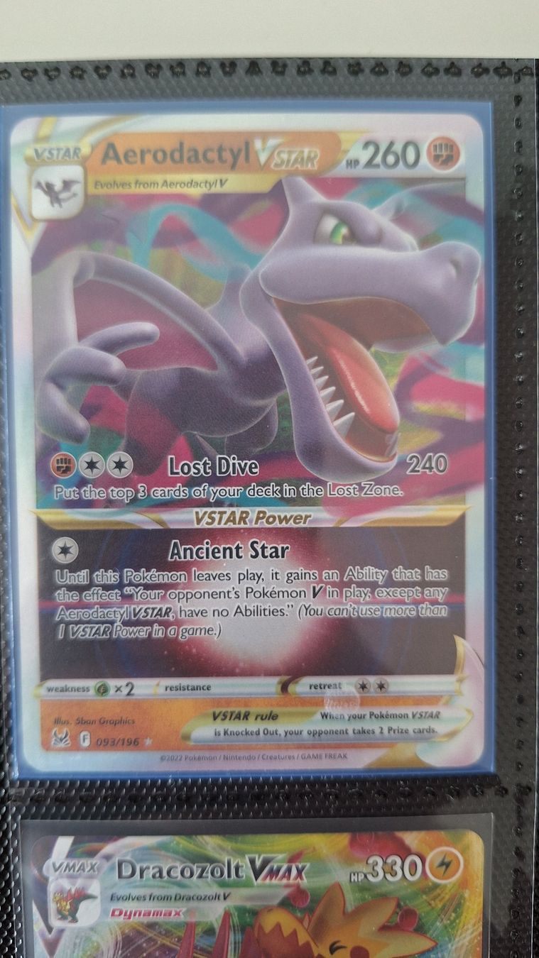 Pokémon Carte collezionabili: Aerodactyl VStar – Usato da Altstätten SG venduto da GGsGameshop