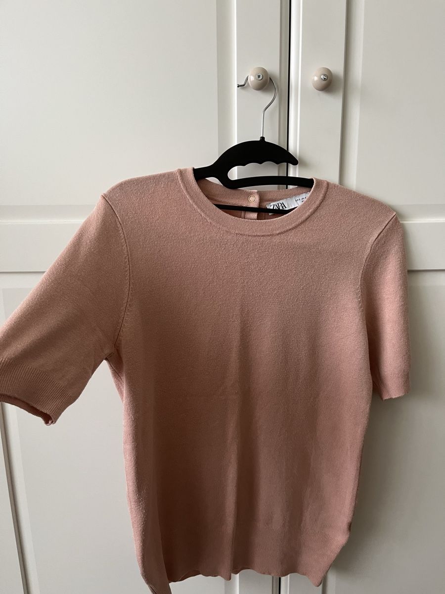 Zara Top: Pudra farbiges Kurzarm Trikot – Nuovo (secondo la descrizione) da Allschwil venduto da eyl_bb8q 2