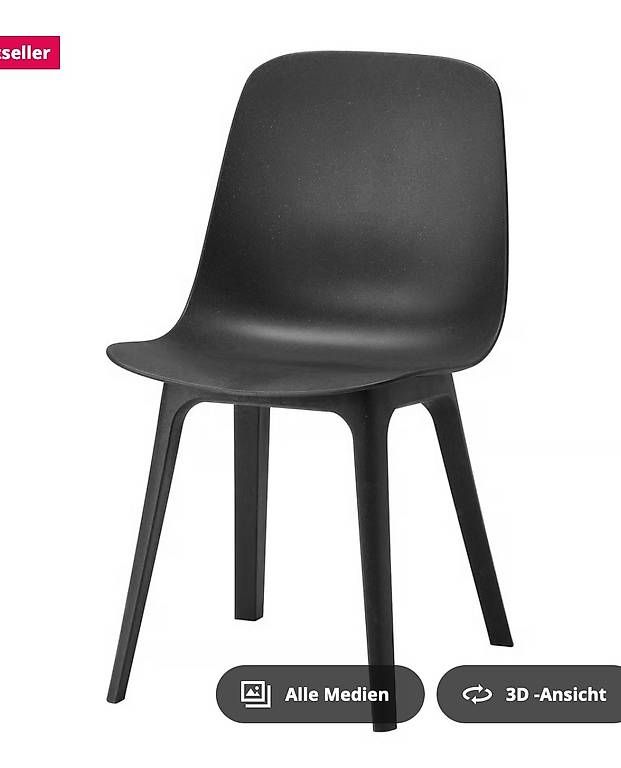 Ikea Tavoli: Esstisch IKEA TARSELE mit 2 Stühlen ODGER anthrazit – Usato da Kreuzlingen venduto da sop_c2cl 3