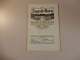 Jugend-Born Monatsheft Juni 1923, Nr 2, 15.Jahrgang, Rarität