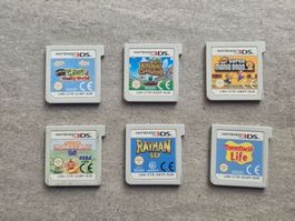 6x Nintendo 3DS Spiele Bundle