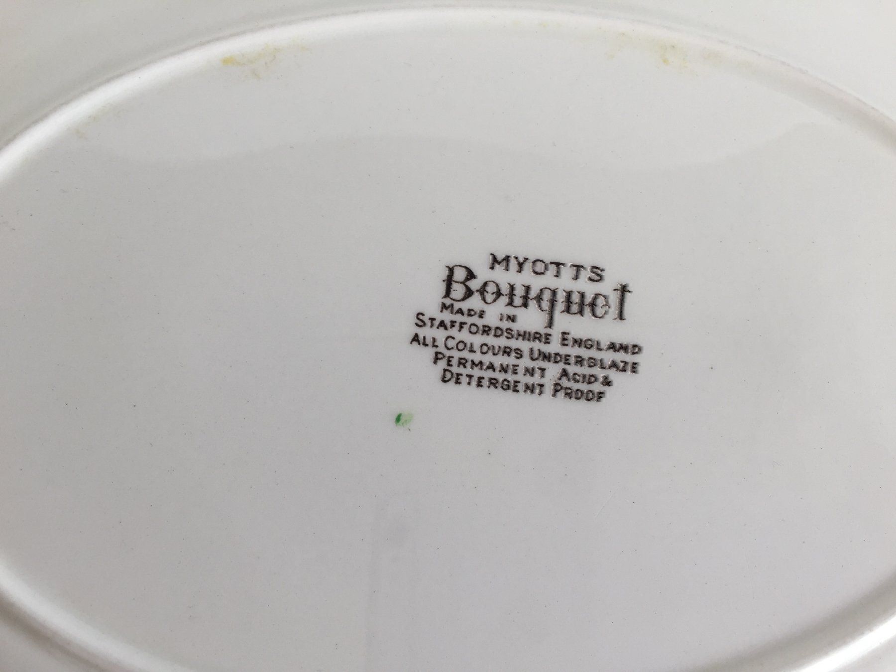 Piatti: Assiette faïence MYOTTS BOUQUET – Usato da Cossonay-ville venduto da Super-Price-Quality 8