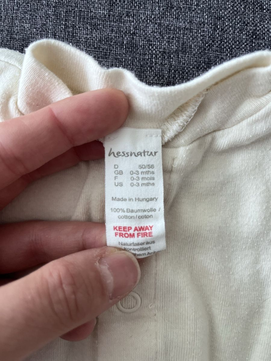 Hessnatur Pagliaccetti: Hessnatur Strampler Gr. 50/56 – Usato da Wetzikon ZH venduto da gas_t8gr 2