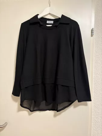 Damen 2-in -1 Blusen-Pullover Gr. M