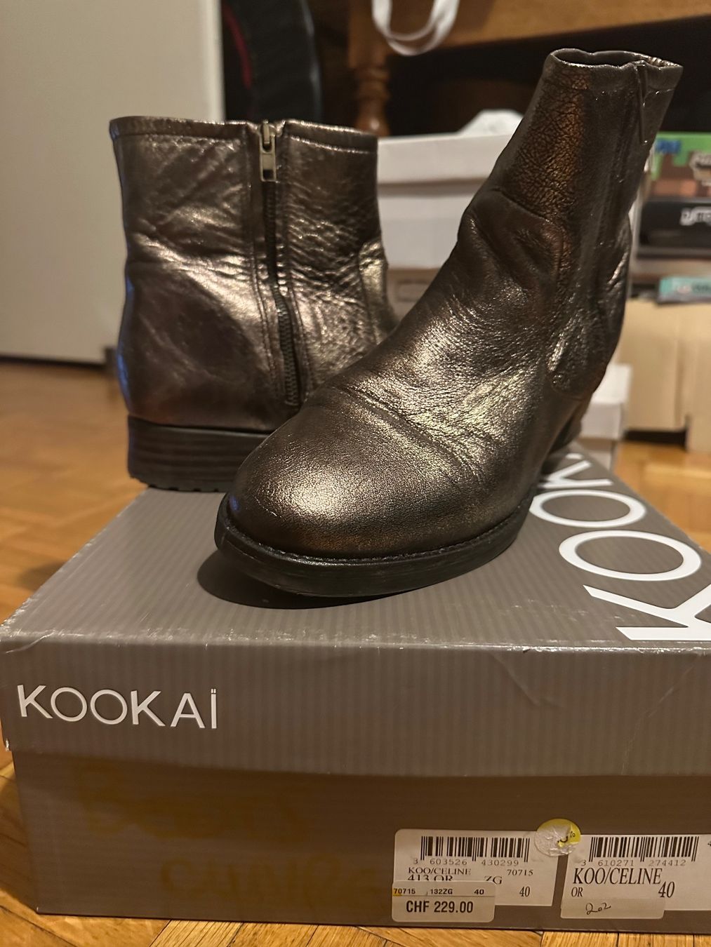 Damenschuhe: Boots Kookai couleur bronze – Gebraucht aus lausanne von Bigmama777 5