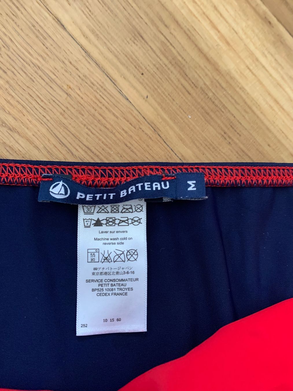 Petit Bateau Costumi da bagno & Bikini: Bas de maillot de bain rouge petit bateau – Nuovo e nell'imballaggio originale da Genève venduto da rez_c6c6 1
