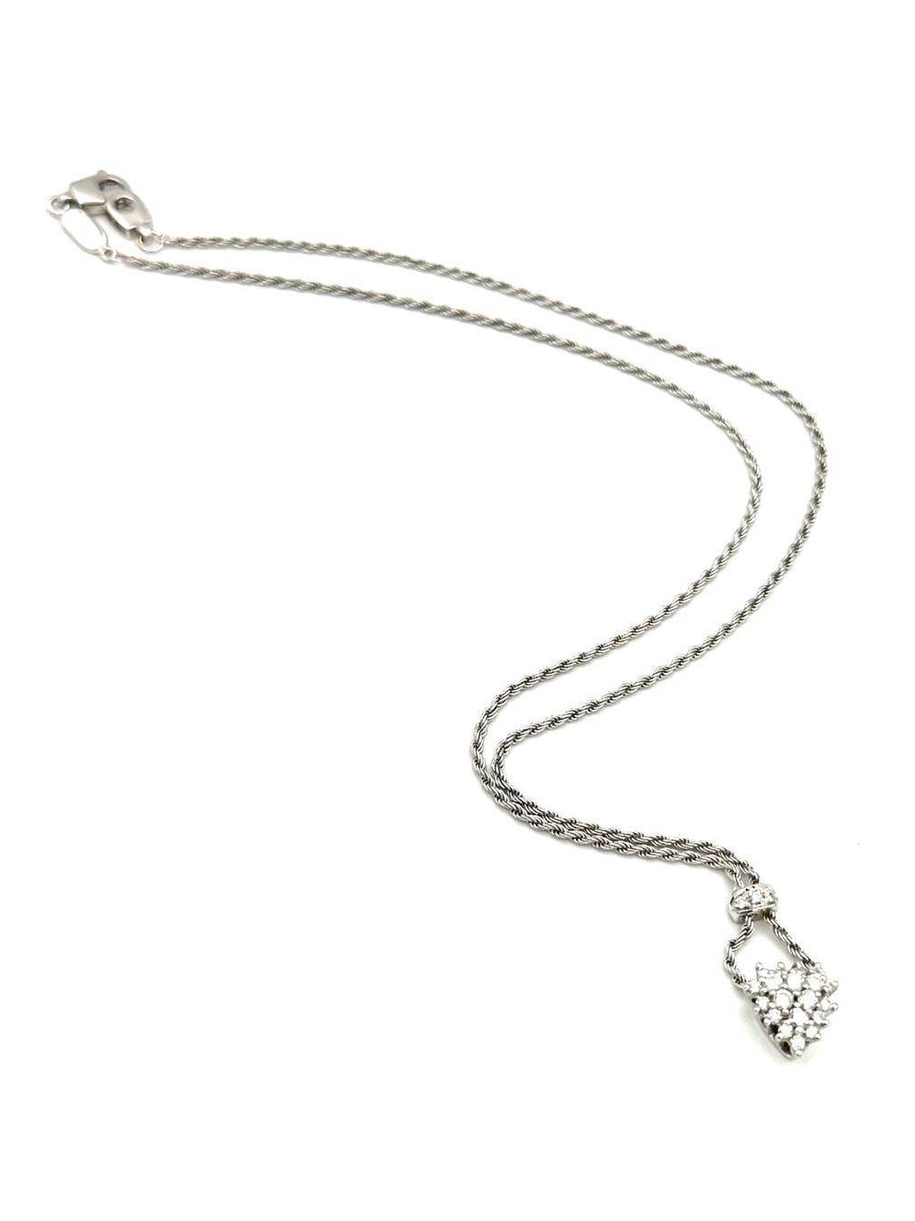 Ketten: DAMIANI. Collier or blanc 18K et diamants – Gebraucht aus Renens VD von Diademe.sarl 3