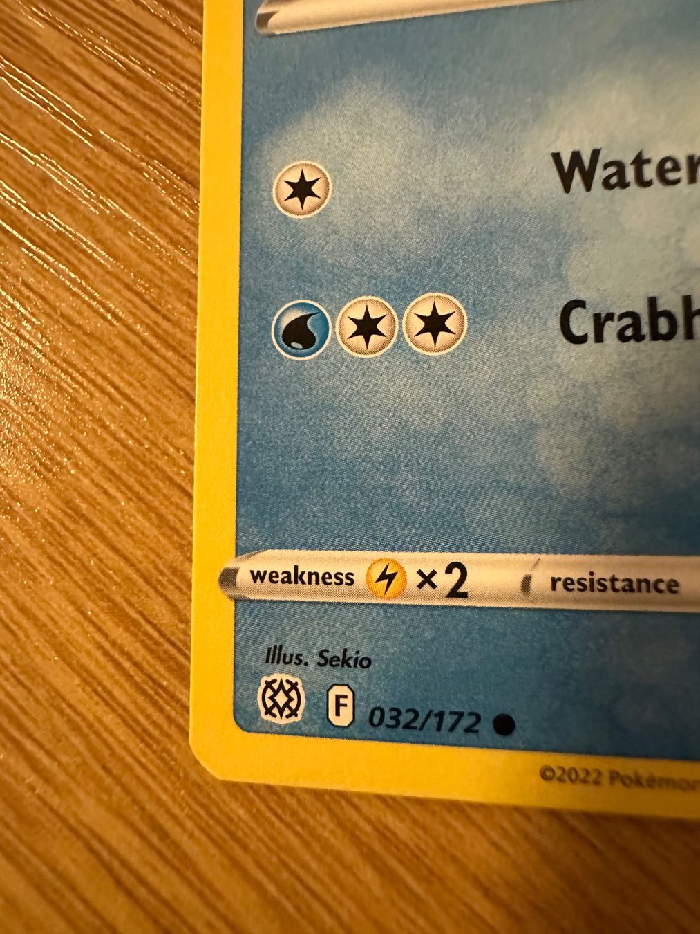 Pokémon Carte collezionabili: Corphish #032/172 NM English – Nuovo (secondo la descrizione) da Winterthur venduto da sah_gn89 3