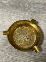Cendrier vintage en laiton, de fabrication mexicaine,