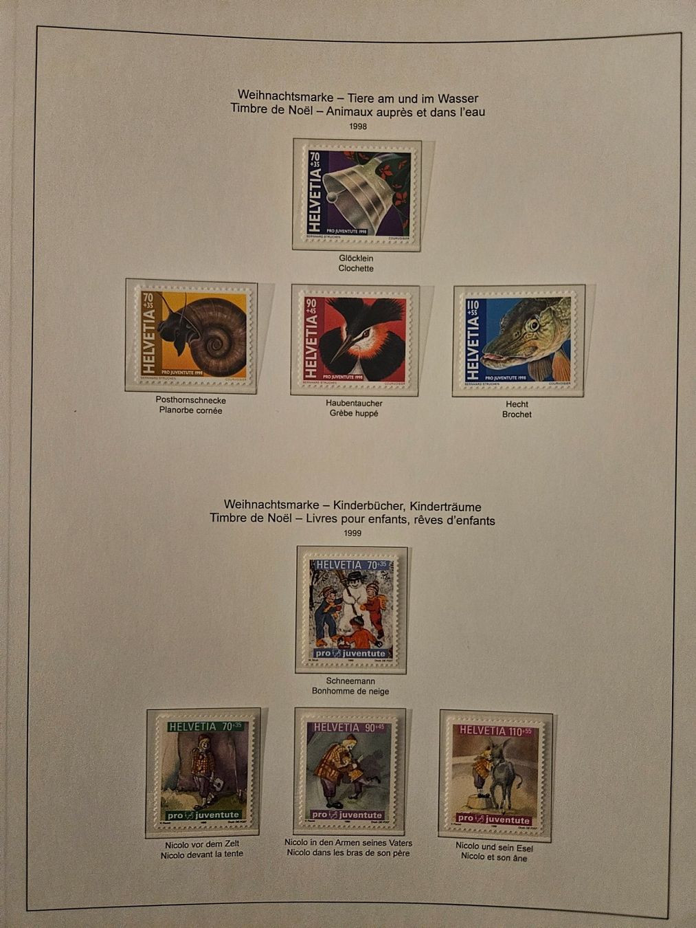 Album: Pro Juventute, wunderschöne Sammlung bis 1999, postfrisch. – Nuovo (secondo la descrizione) da Zürich venduto da Golffinger 5