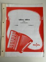 Musiknoten Akkordeon Milo Schumacher "Adieu Adieu" Tango