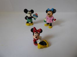 2 Minnie u. 1 Micky Maus, Bullyland,neu