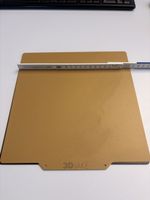 Druckplatte von 3DJake: Buildplate Gold NEU 220x220mm