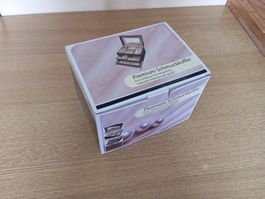 Schicker Schmuckkoffer mit Spiegel, neu