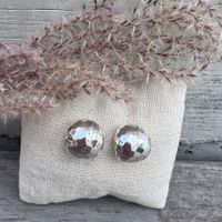 So speziell: Ohrstecker 925 gehämmerter Look