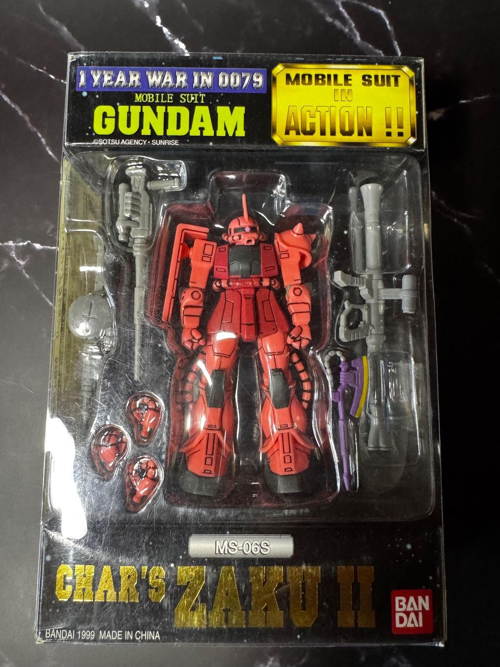 Bandai Spielzeuge: BANDAI MS06-S CHAR'S ZAKU II / MSA – Neu und originalverpackt aus Knonau von CEPPIGATTI 2