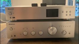 Pioneer HiFi Stereo Set A-30 + N-30 Silber | Verstärker & Ne