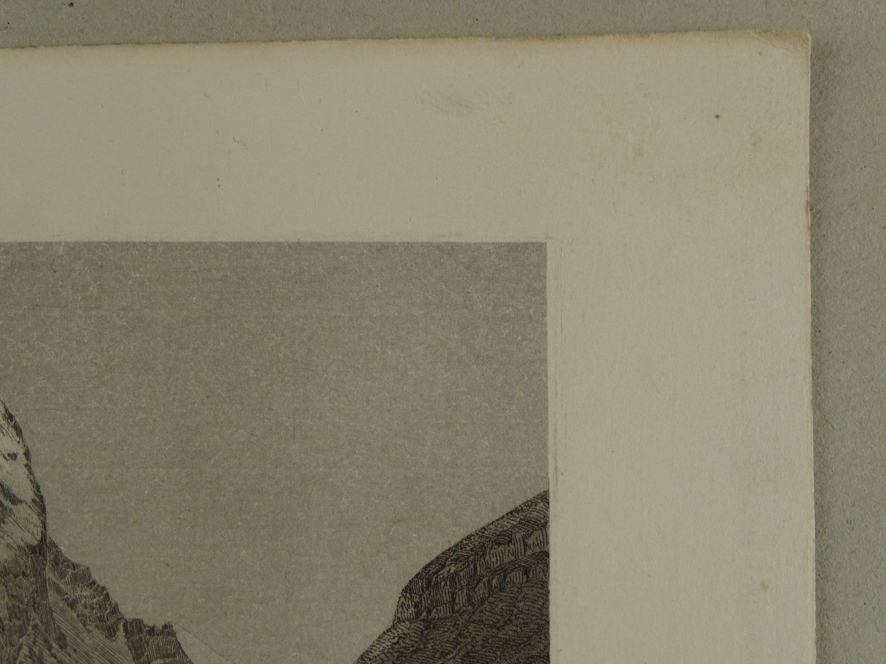 Gravures: ZERMATT, AQUATINTA 1865 – D'occasion à Grüningen par Kartensammler 6