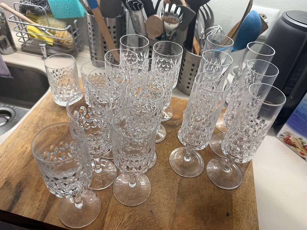 Verres: Bleikristall-Gläser-Set, 17-teilig – D'occasion à Zürich par jowitte 1