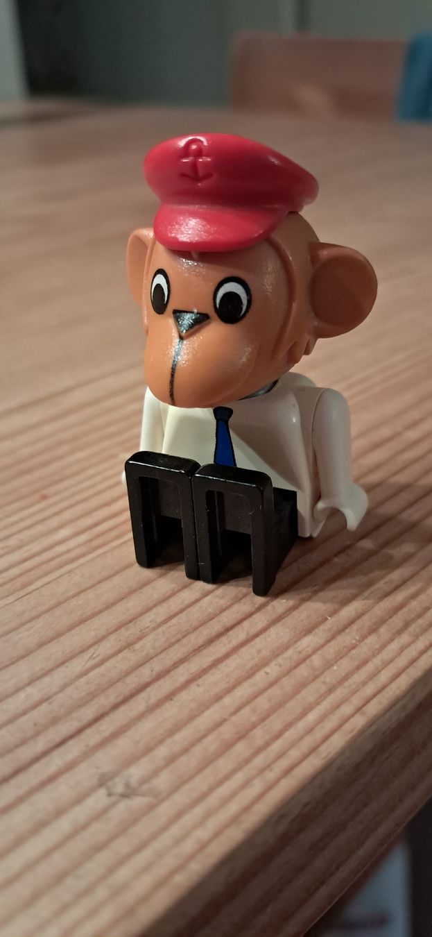 Lego Statuette: Fabuland LEGO Figur – Usato da Zürich venduto da Kanalarbeiter 1