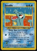 Totodile Neo Destiny 85/105 Pokemon EN Unlimited