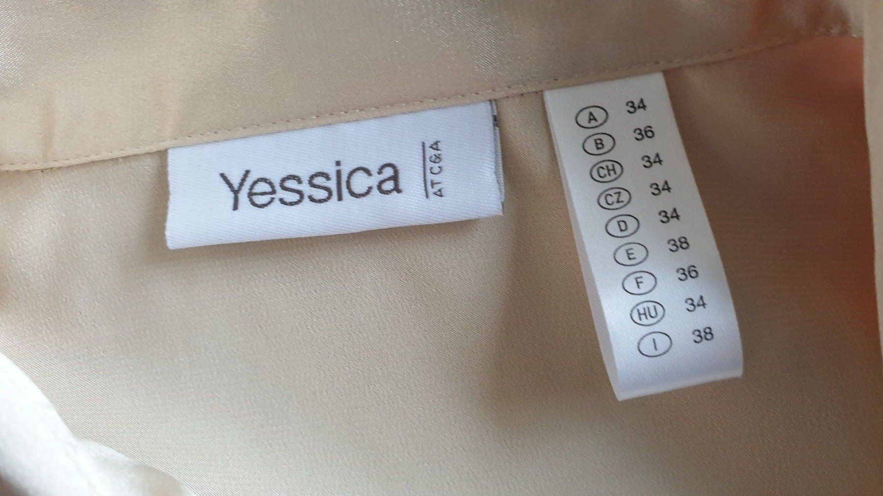 Camicette: Damenbluse Beige 34, Yessica Polyester – Usato da Biel/Bienne venduto da Bormida64 3
