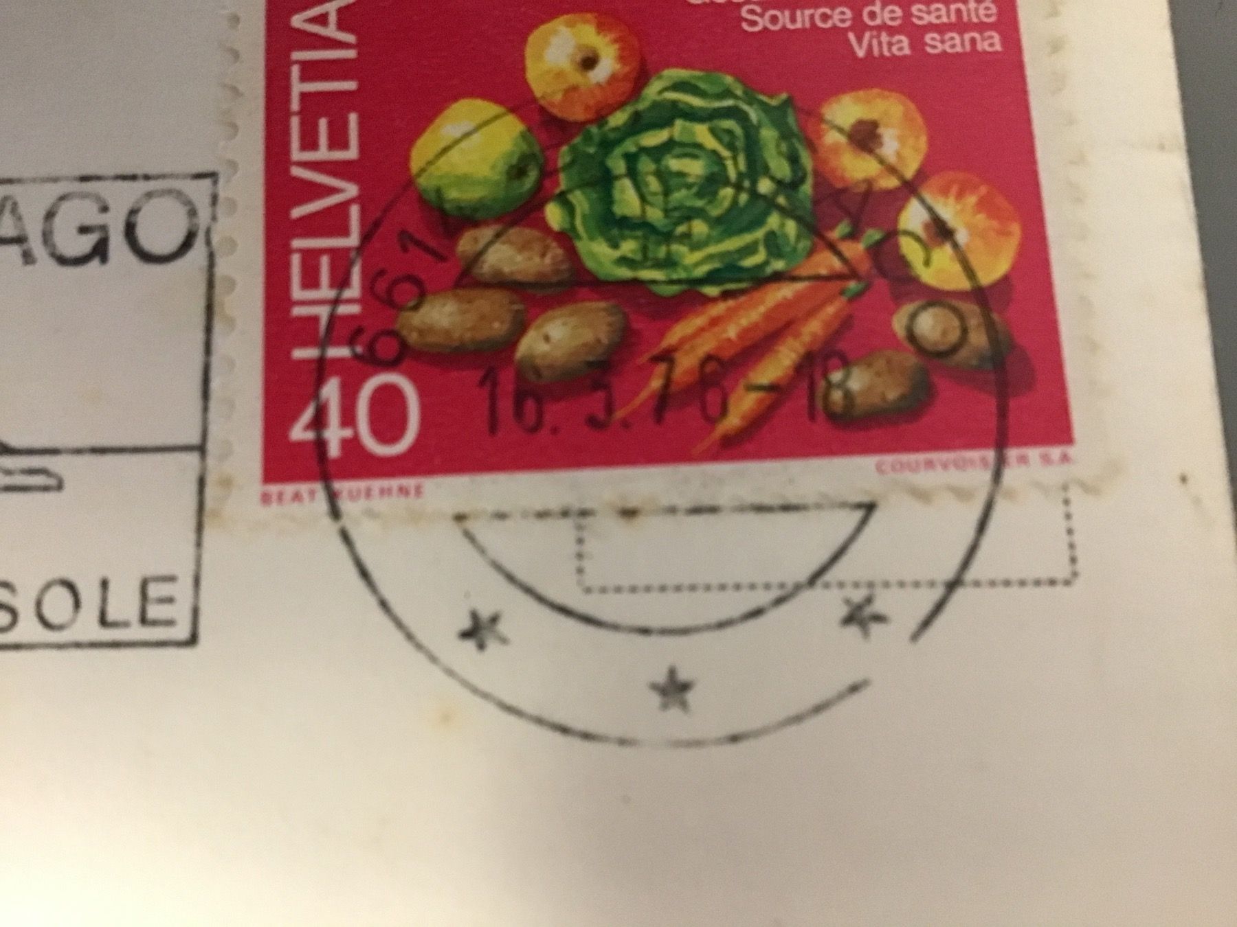 Cartoline postali: Brissago – Usato da Thierachern venduto da sweden08 1
