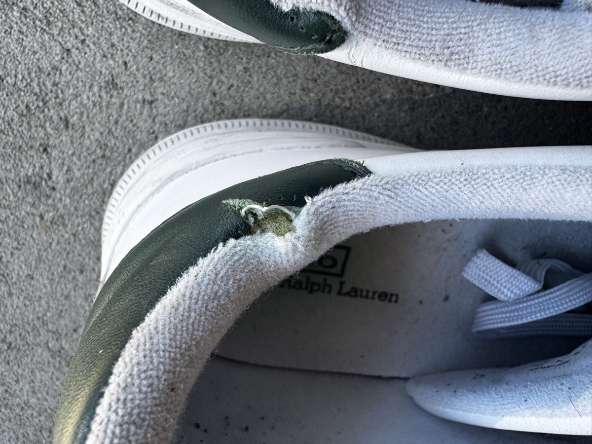 Ralph Lauren Herrenschuhe: Weisse Sneaker Polo Ralph Lauren, GR 48 – Gebraucht aus Würenlos von Rekalo 2