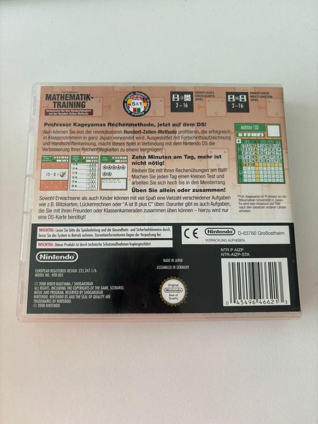 Giochi: Mathematik-Training (Nintendo DS) – Usato da Herisau venduto da Seyashop1 2