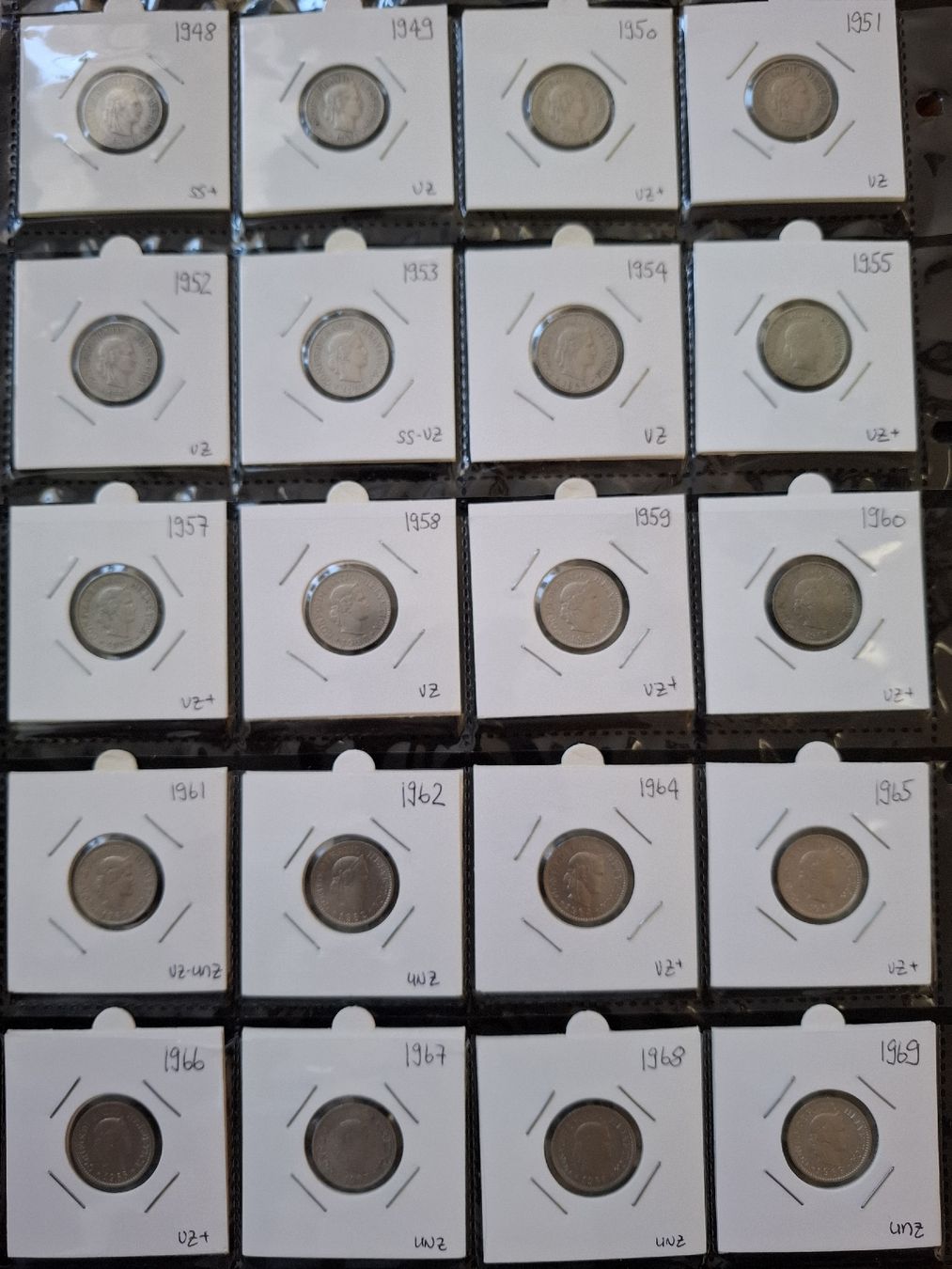 Tutti le monete: 10 Rappen Sammlung nr.25 – Usato da Hunzenschwil venduto da Hardrock6 3