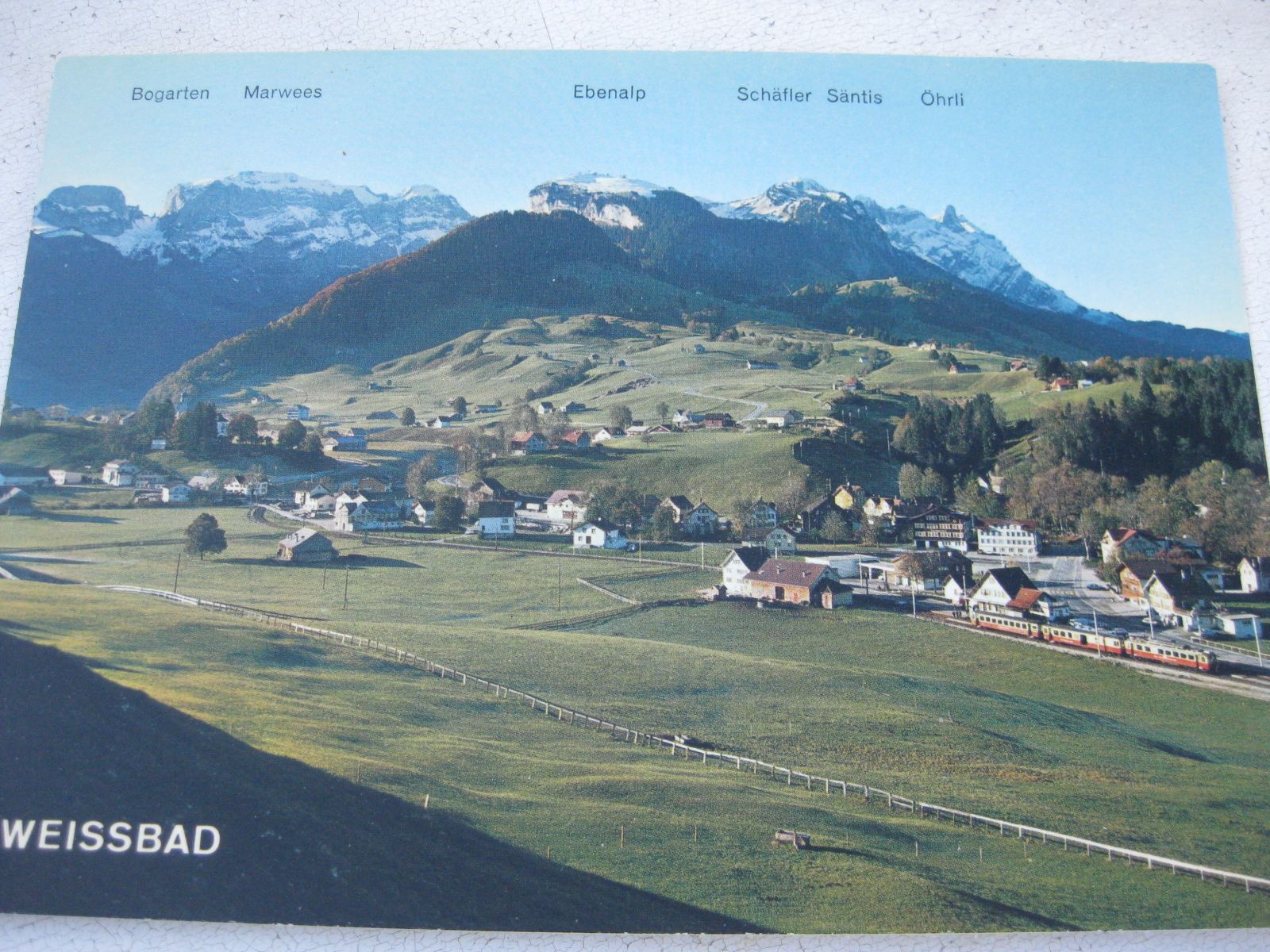 Ansichtskarten: Weissbad mit Zug – Gebraucht aus Malters von Marosko