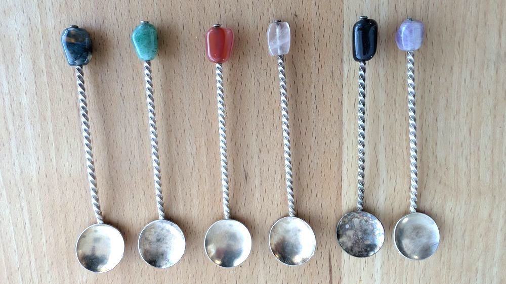 Cucchiai: 6 Vintage Espresso Löffel – Usato da Egg b. Zürich venduto da chantilly-lace