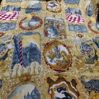 Leichte glänzende Viskose 2.0x1.48m Carnevale di Venezia