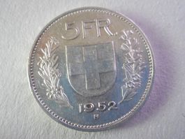 5 Fr. 1952  silber