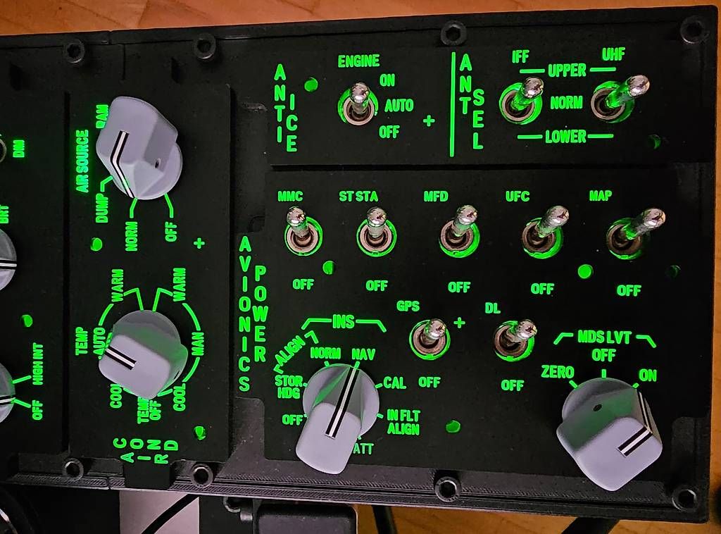 Steuerung: F-16 Right Console Panel Replica – Gebraucht aus Rümlang von gkollias94 2