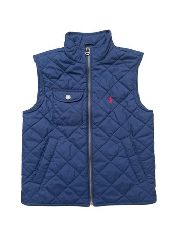 POLO RALPH LAUREN kids navy puffer vest 8yo