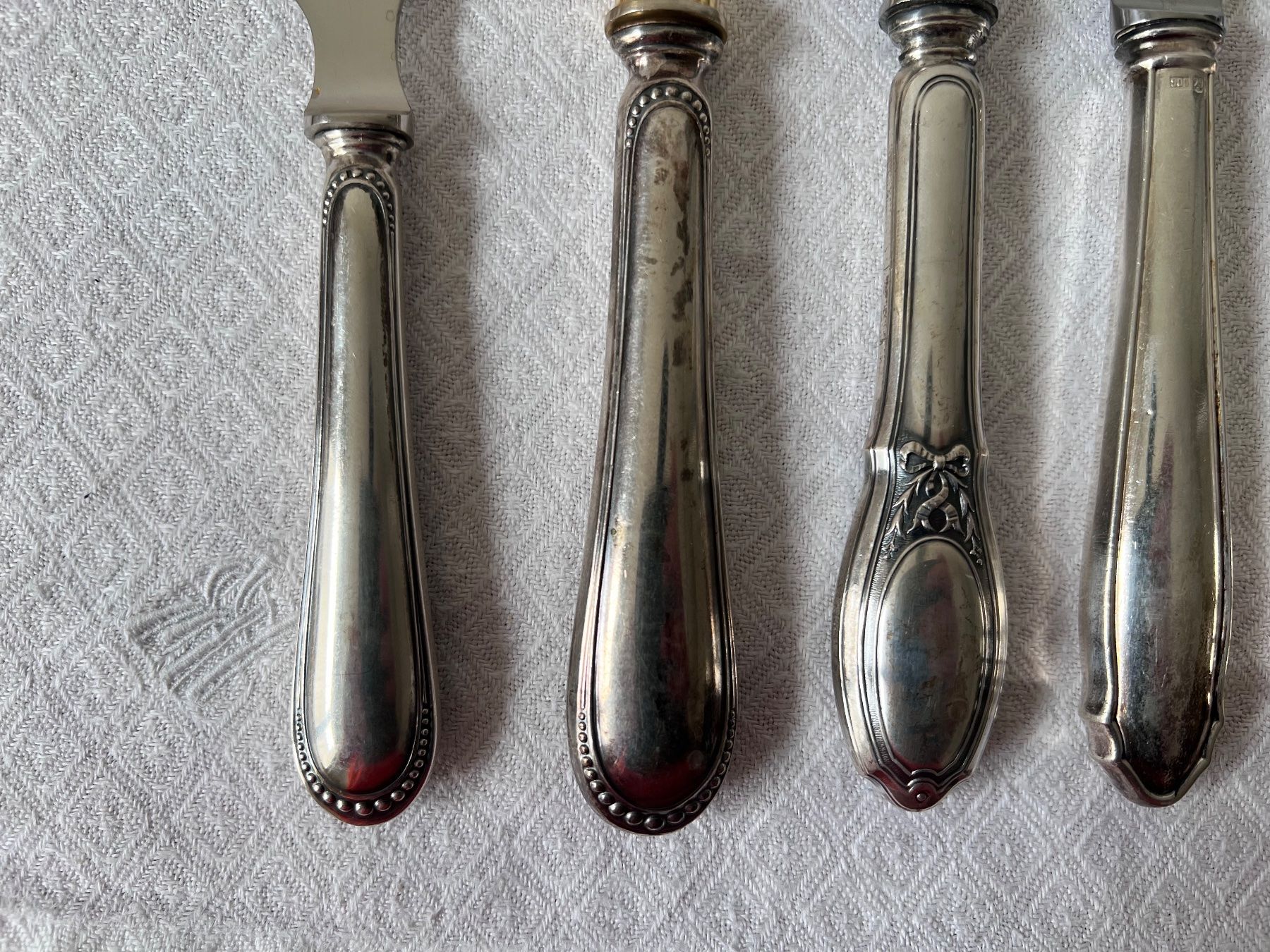 Posate: 7 Jezler Messer Griffe Silber 800 – Usato da Münchenbuchsee venduto da Volver64 3