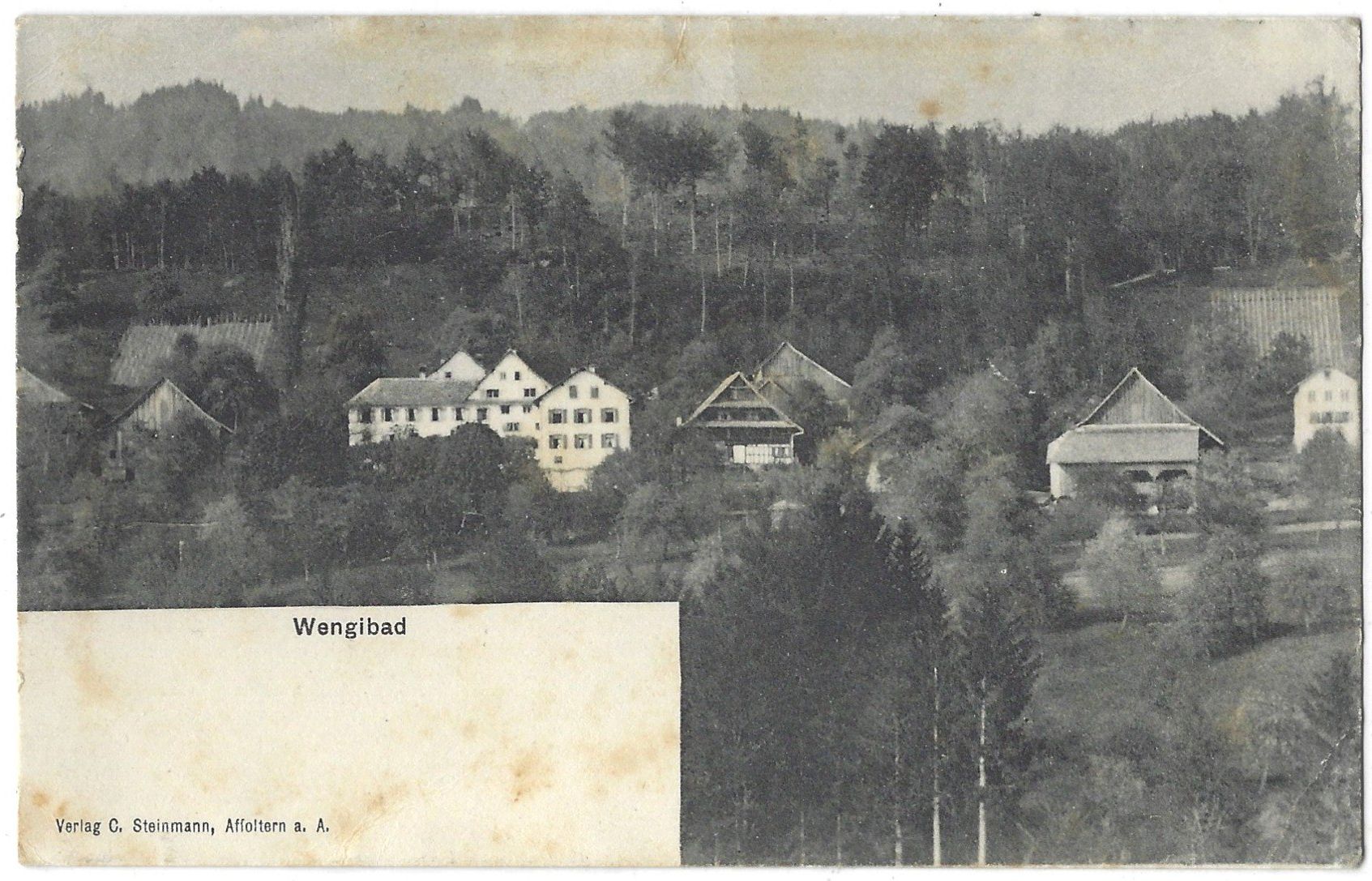 Ansichtskarten: Wengibad – Gebraucht aus Bütschwil von Jackson1A