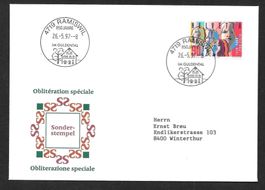 Sonderbrief S. 1646 850 Jahre Ramiswil 26.5.1997