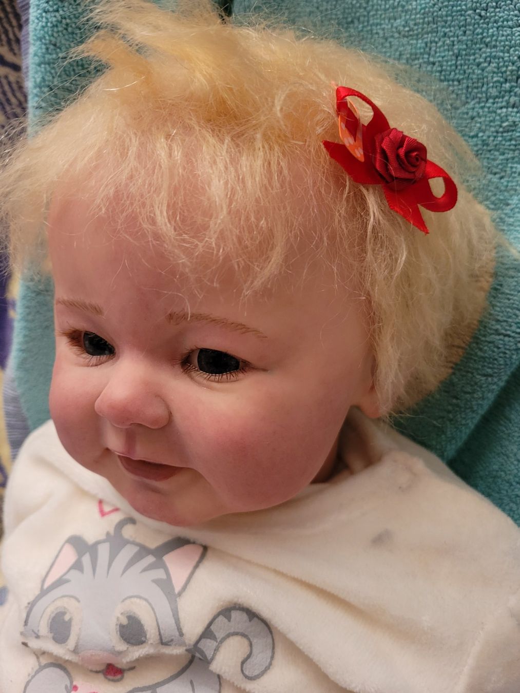 Reborn Bambole: Süsses blondes Reborn Baby – Nuovo (secondo la descrizione) da Windisch venduto da mku_gt55 1
