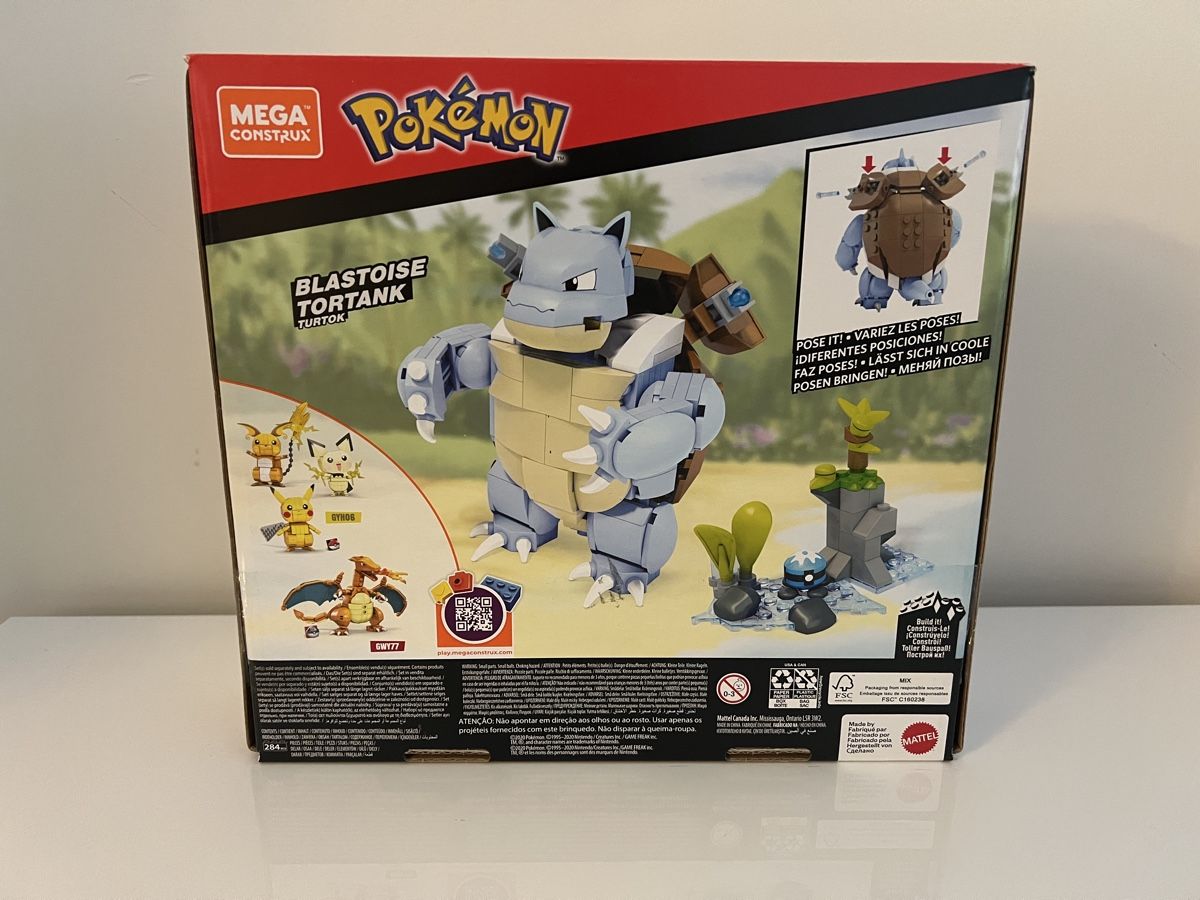 Pokémon Spielzeuge: Mega Construx Pokémon Blastoise Bauset – Neu und originalverpackt aus Zürich von  1