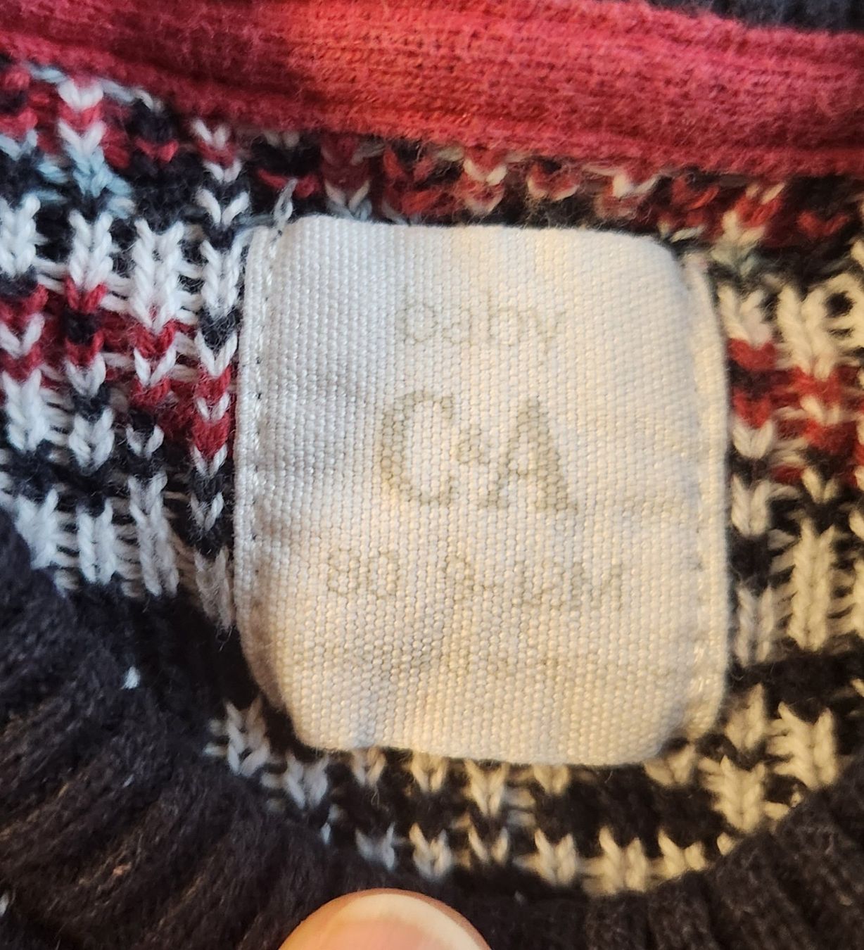 Maglioni & Felpe: Winterlicher C&A Baby Strickpullover, Grösse 80, Top! – Usato da Brittnau venduto da AkimaJukato 1