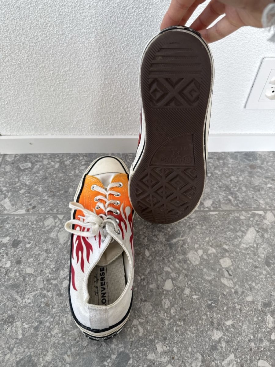 Converse Scarpe da uomo: Flammen Converse Chucks, Gr. 41,5 – Usato da Birmensdorf ZH venduto da nin.am 4