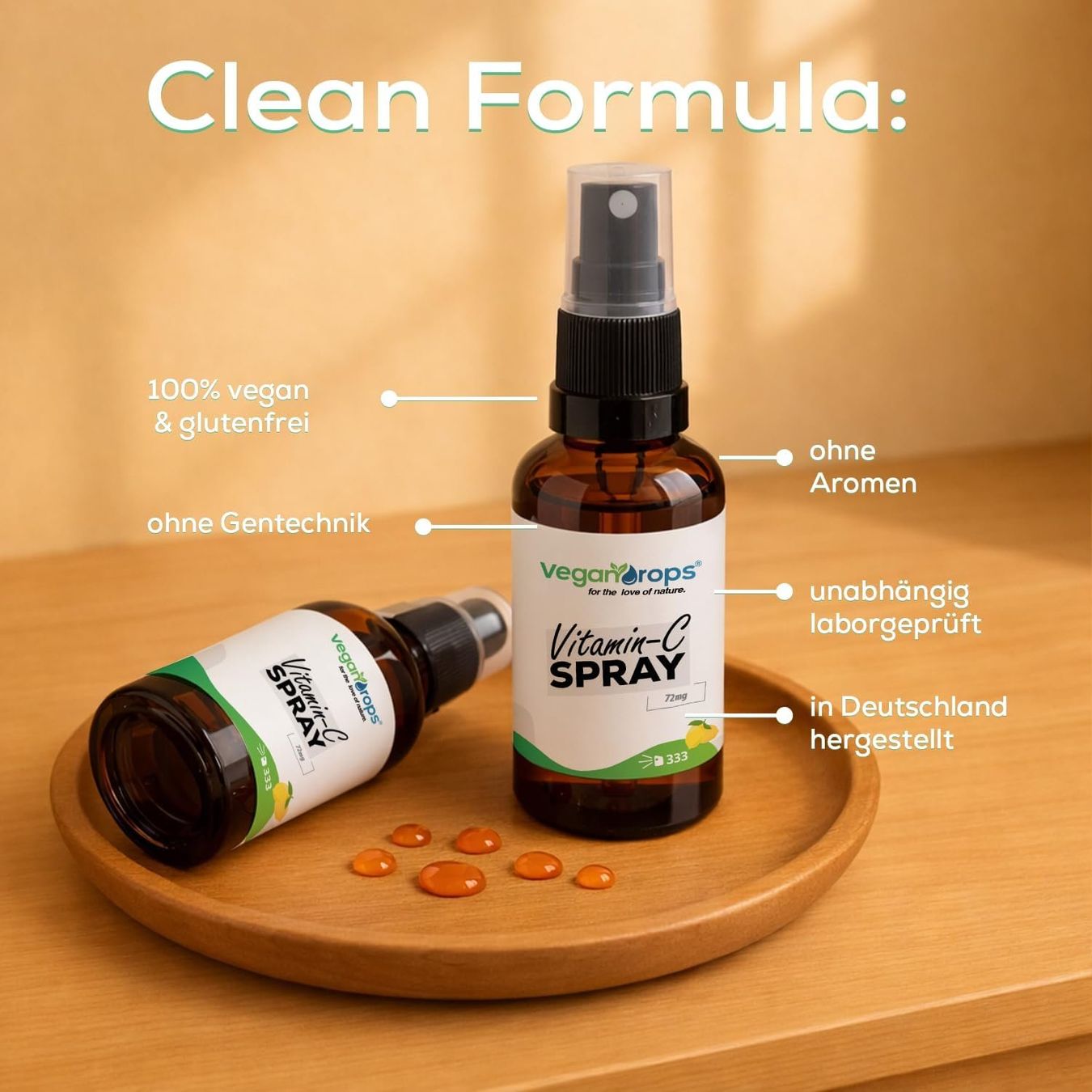 Lebensmittel & Spezialitäten: Vitamin C Spray 50ml 72mg Vegan – Neu und originalverpackt aus Suhr von TradeMasters 3