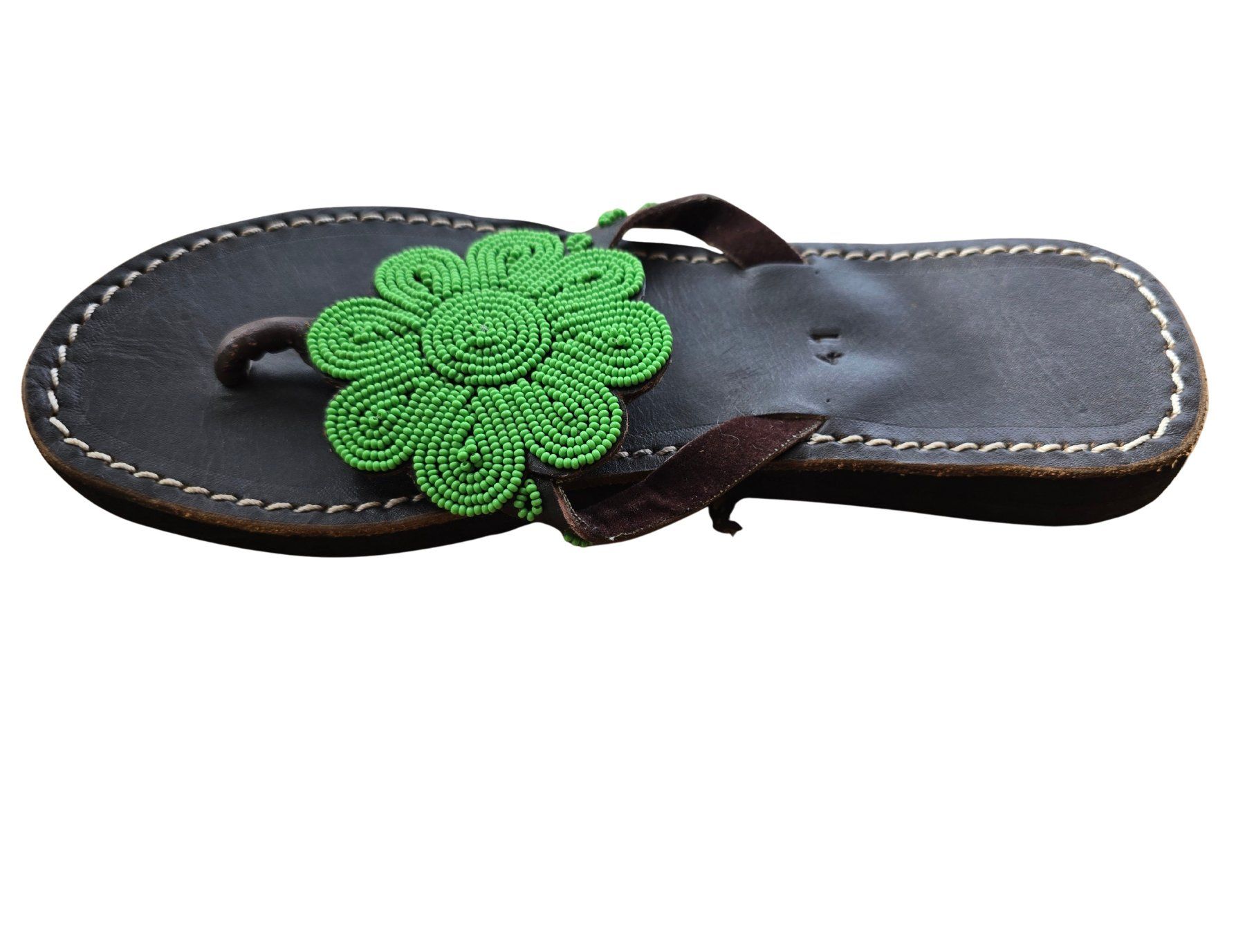Scarpe da donna: Handgemachte Leder-Sandalen - Grün 41 – Nuovo e nell'imballaggio originale da Brione s. Minusio venduto da Littleninja 2