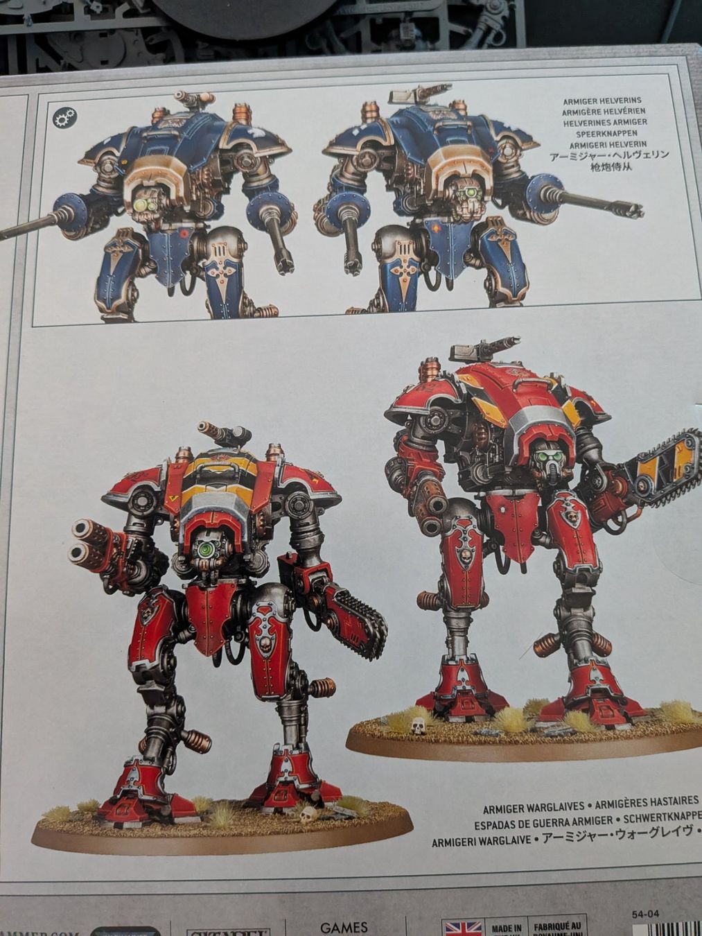 Modellbausätze & Standmodelle: Warhammer 40K 1 Knight Armiger – Gebraucht aus Wangs von rhodinium