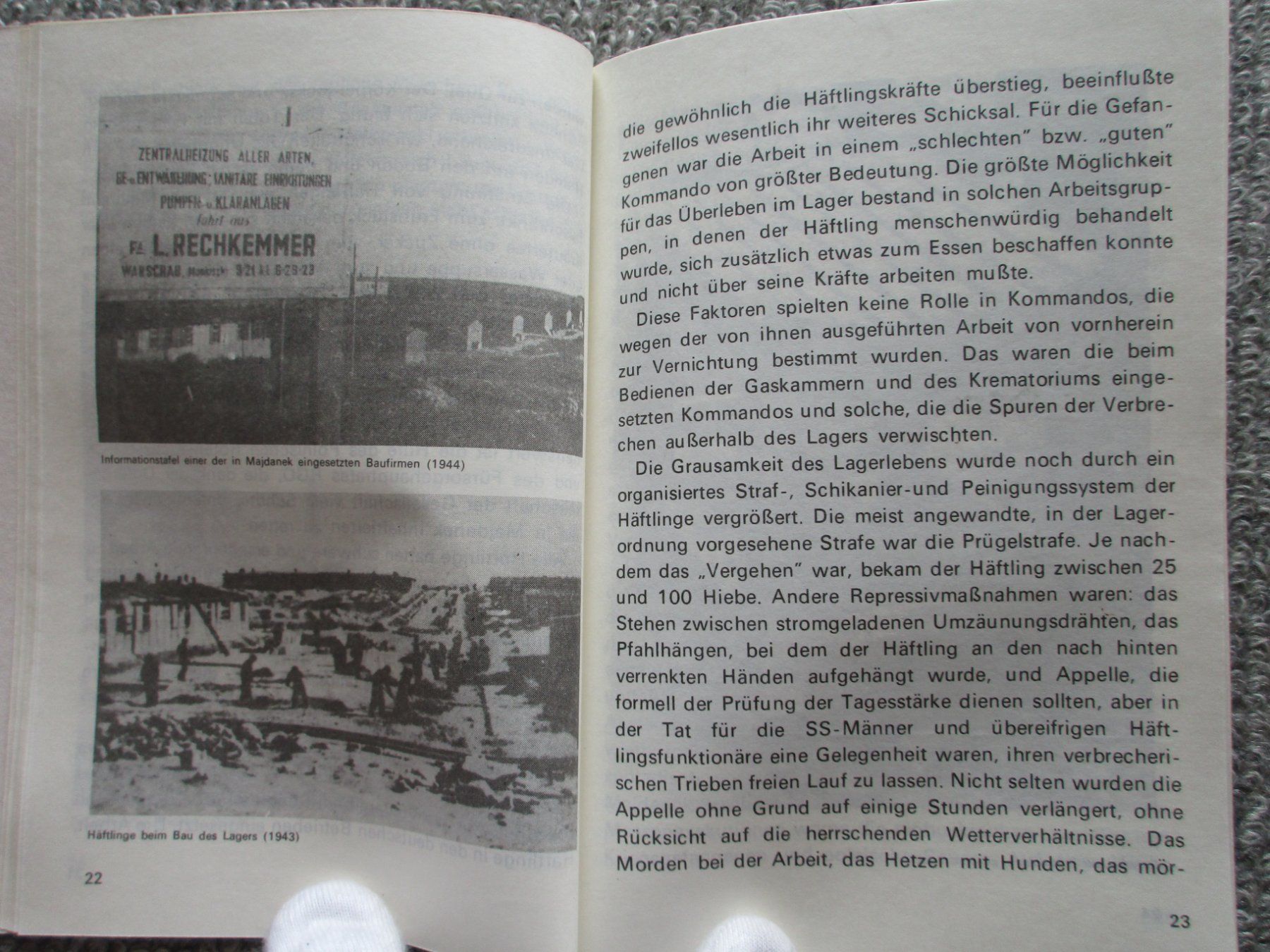 Libri: Dokumentation "DAS KONZENTRATIONSLAGER MAJDANEK" 90 Seiten – Usato da Schafisheim venduto da reno007 3